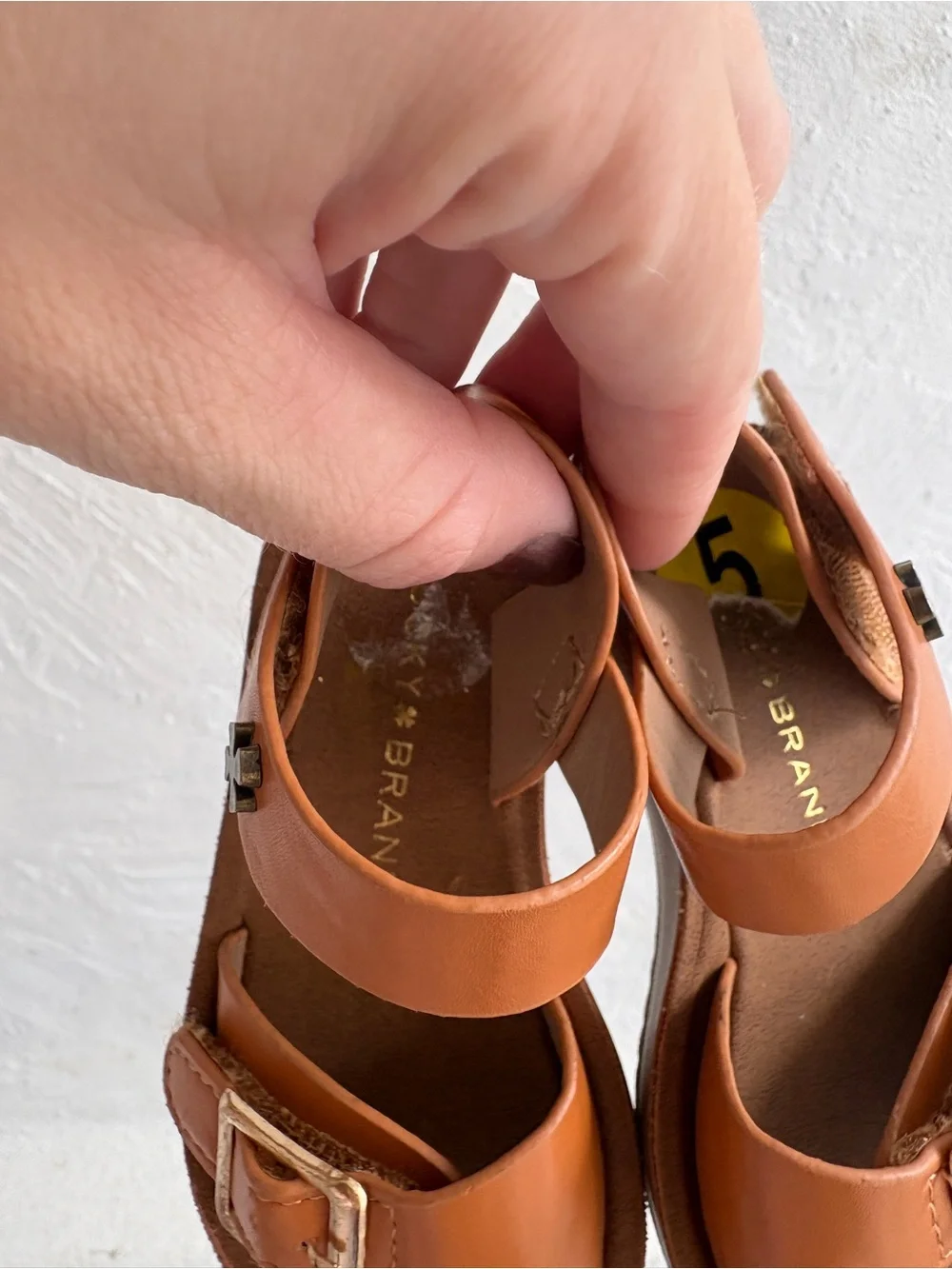 Lucky Brand Toddler Gianna Belt Buckle Sandals size 5